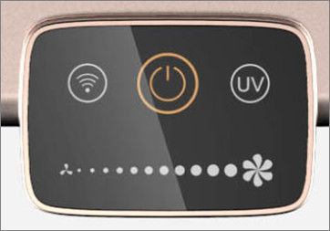 UV Lamp To Kill Bacteria Air Ionizer Machine Equipped With Particle / VOC / Light Sensors